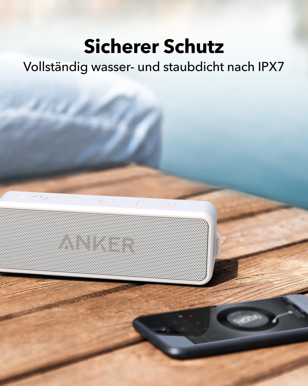 Bluetooth-Lautsprecher SoundCore 2, white