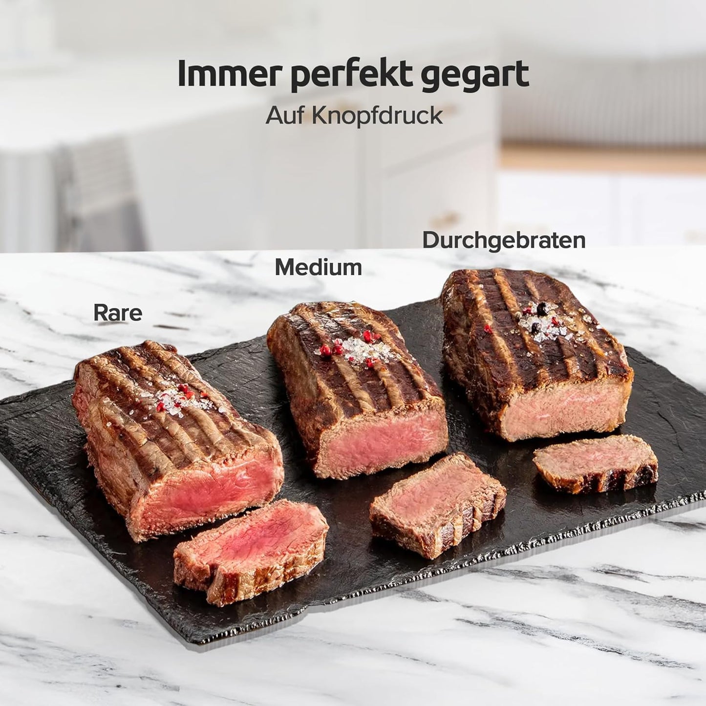 Kontaktgrill mit Touchscreen & 5 Programmen