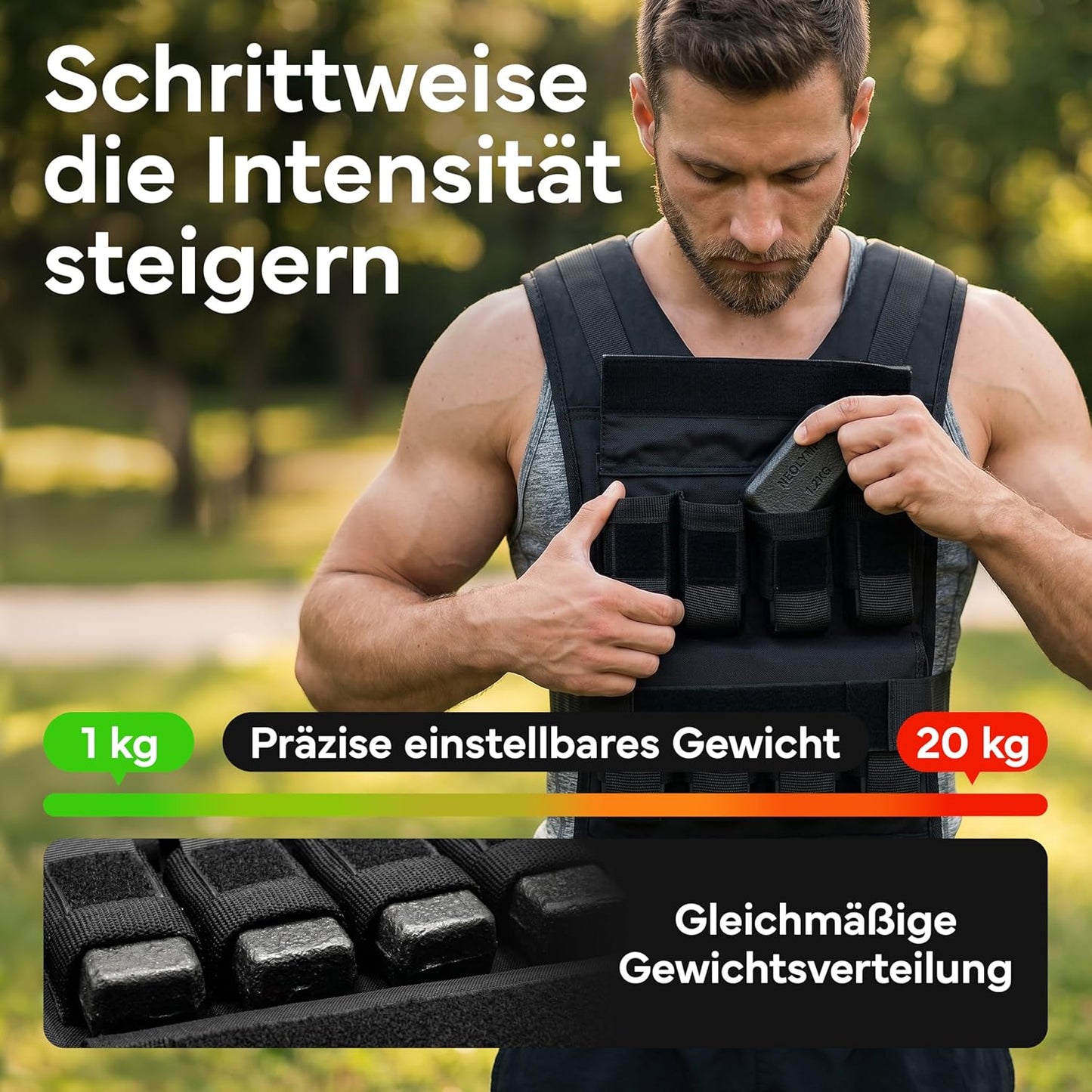 Gewichtsweste, Gewichtsweste | 20 kg