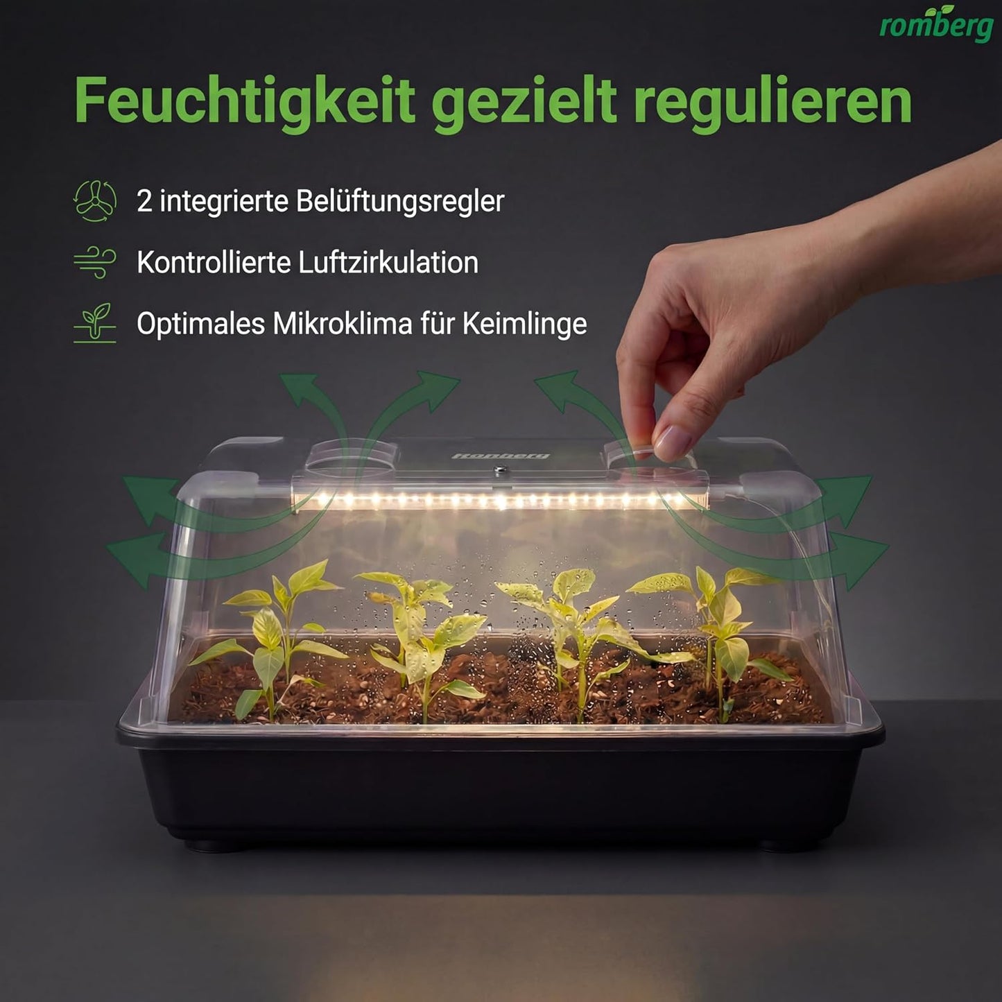 Lumio M LED Mini-Gewächshaus