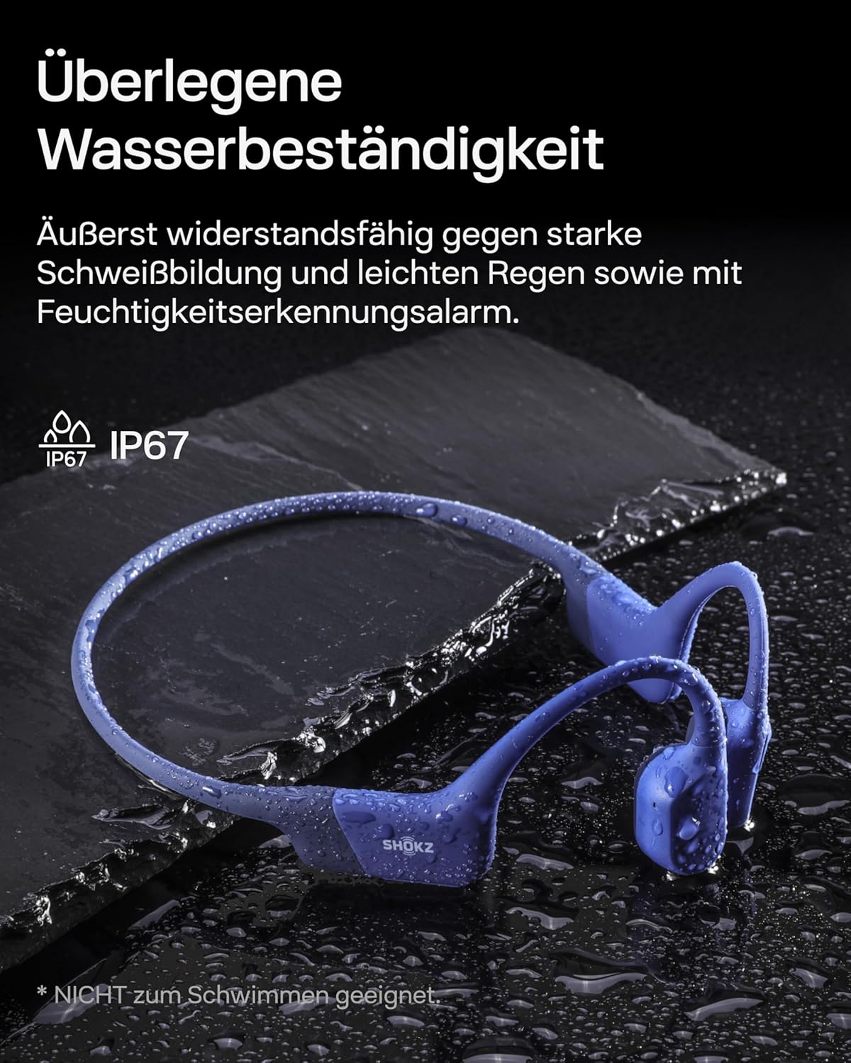 Open-Ear-Sportkopfhörer, Standard Blue Eclipse