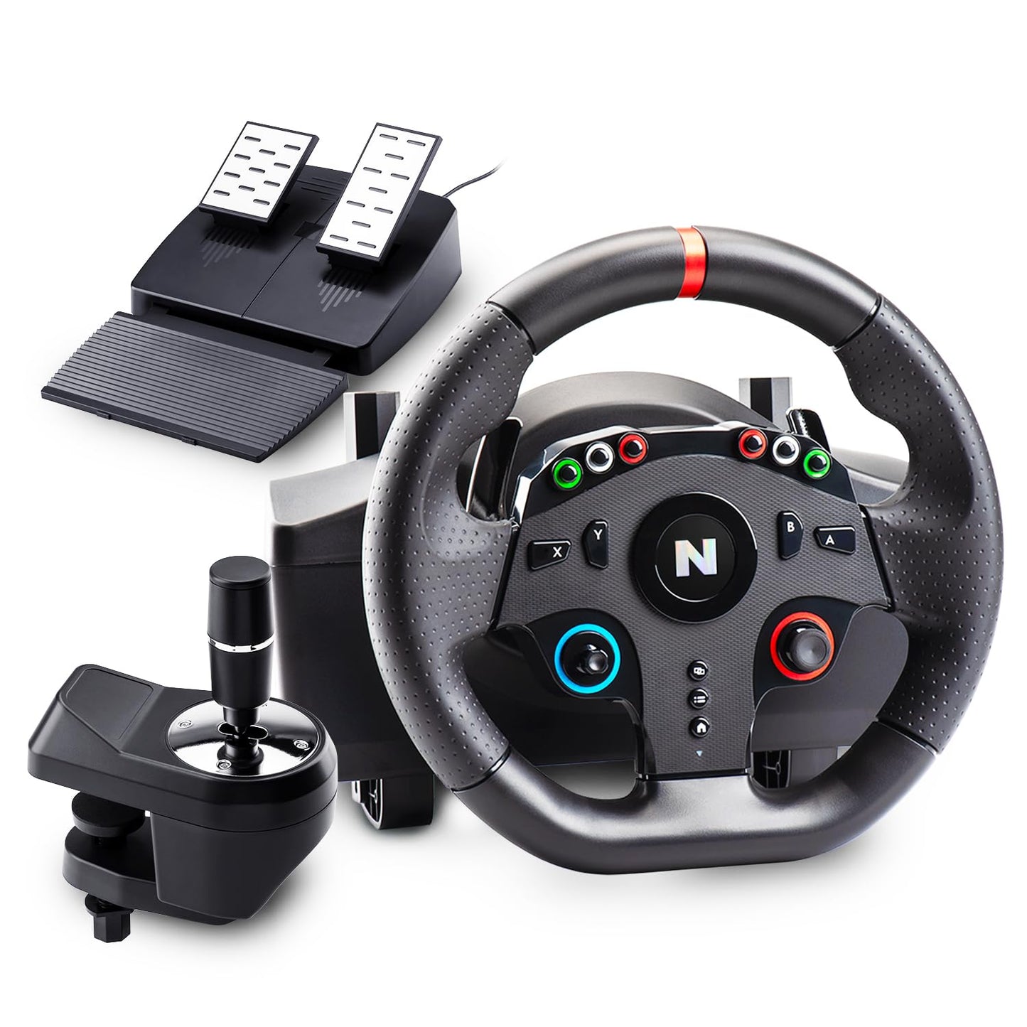 Drive Pro One Gaming-Lenkrad mit Pedalen & Schalthebel, Drive Pro ONE