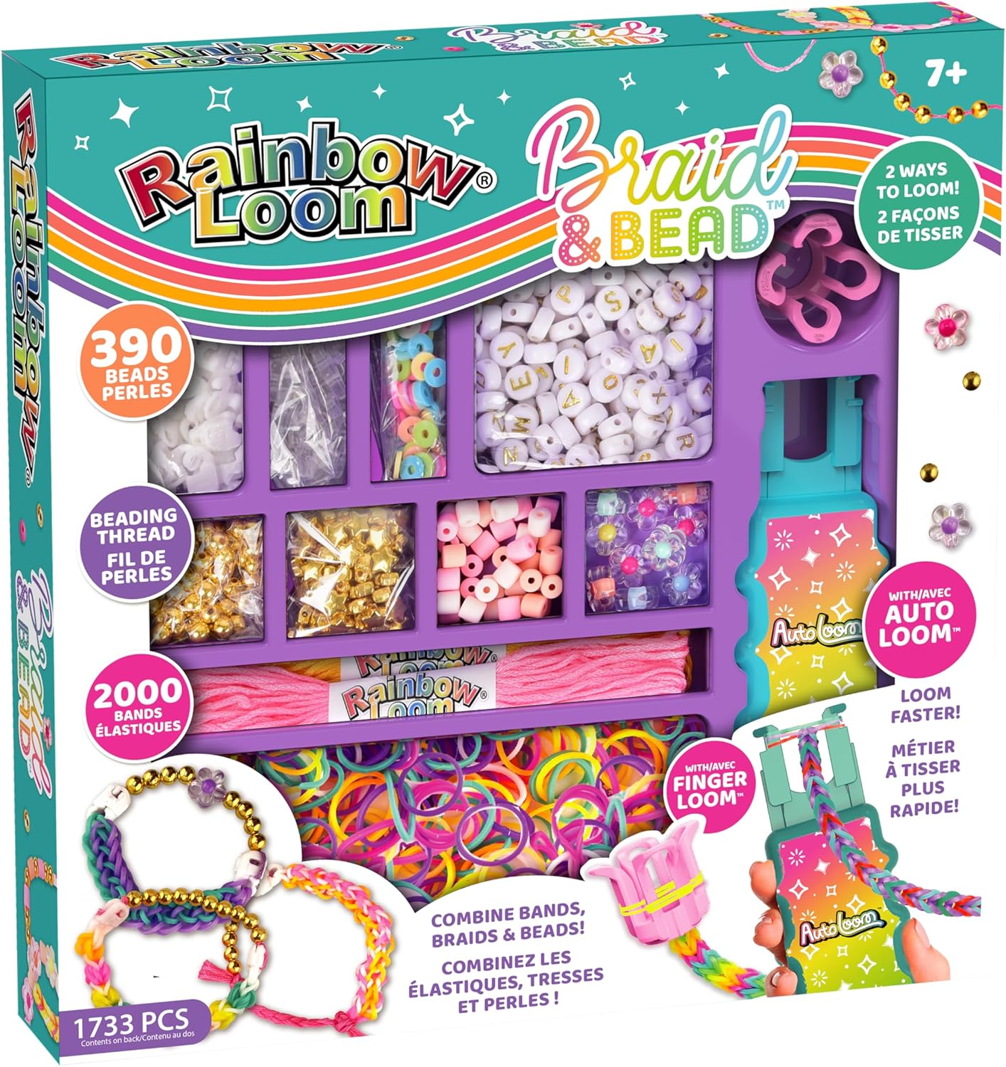 Rainbow Loom Braid & Bead - Set