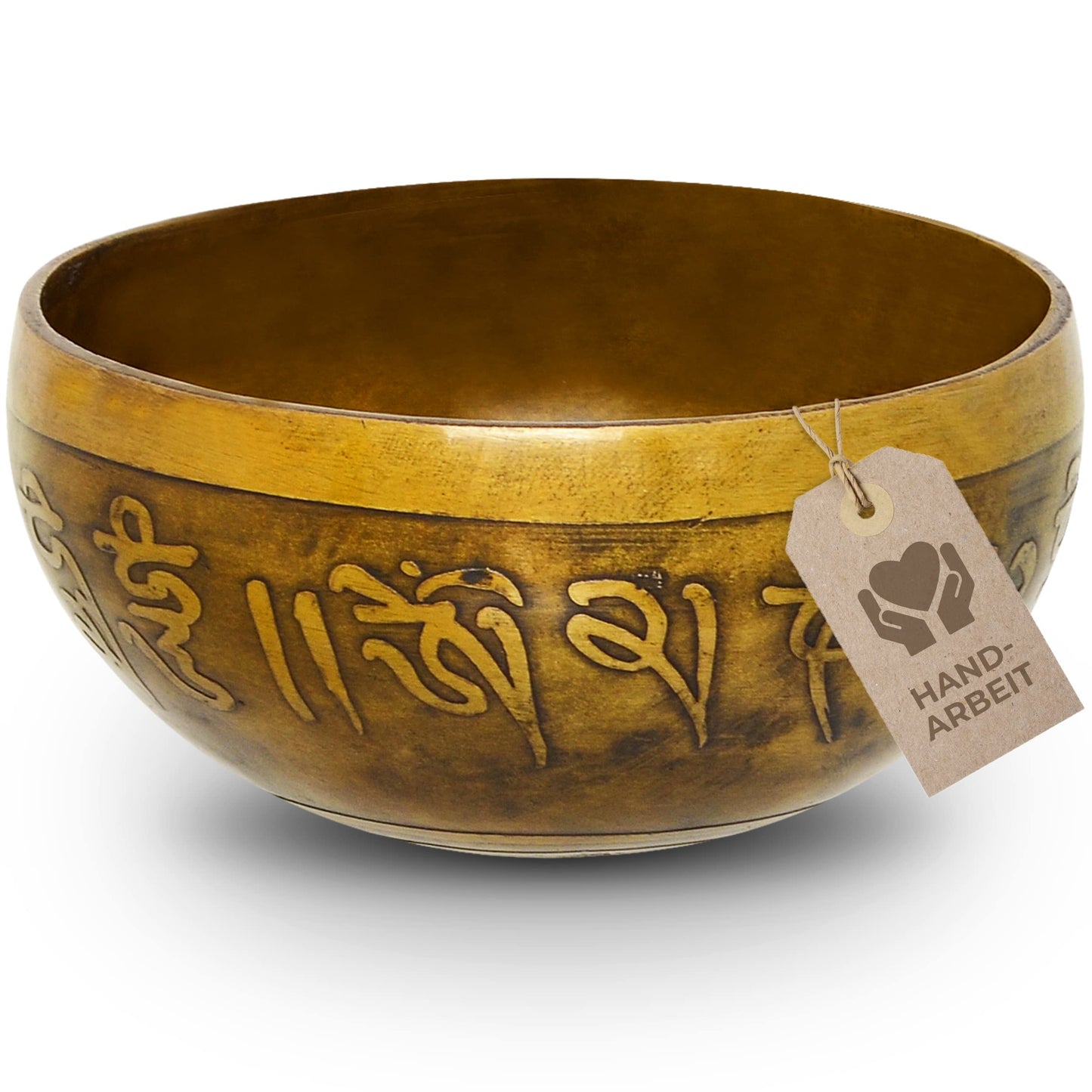 Klangschale für Meditation und Entspannung, 10 cm Antique