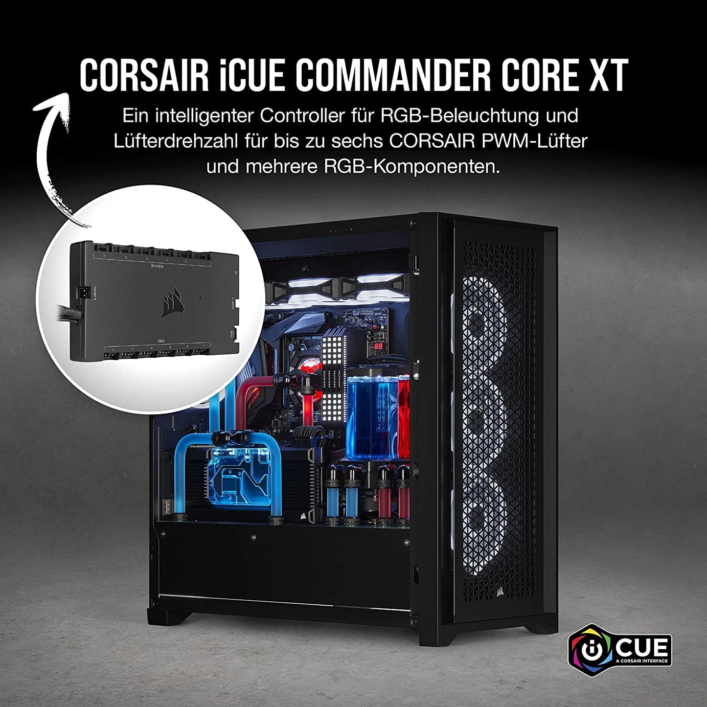 iCUE COMMANDER CORE XT, Lüftersteuerung