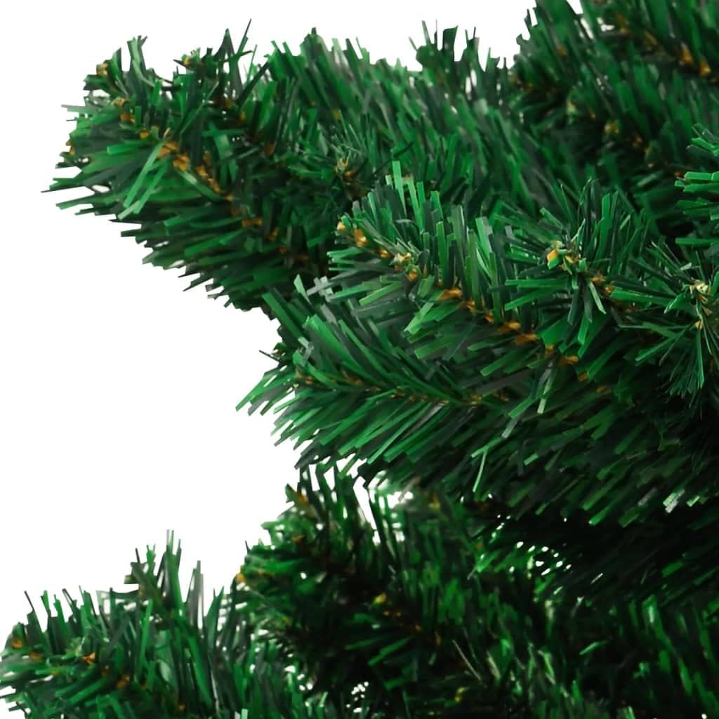 Spiral-Weihnachtsbaum mit LEDs, 120 x 65 cm Grün