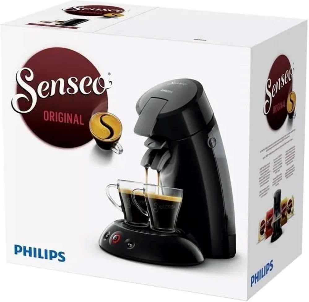 Senseo Original Kaffeepadmaschine mit Coffee Boost, Schwarz