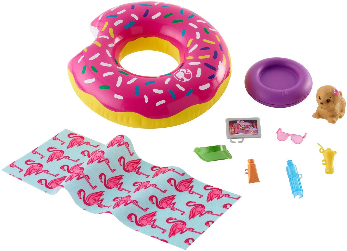 Outdoor-Spielset mit Donut-Schwimmring & Hund, Donut Schwimmring mit Hund