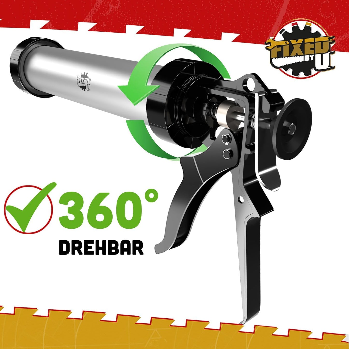 Kartuschenpresse, 400ml Geschlossen