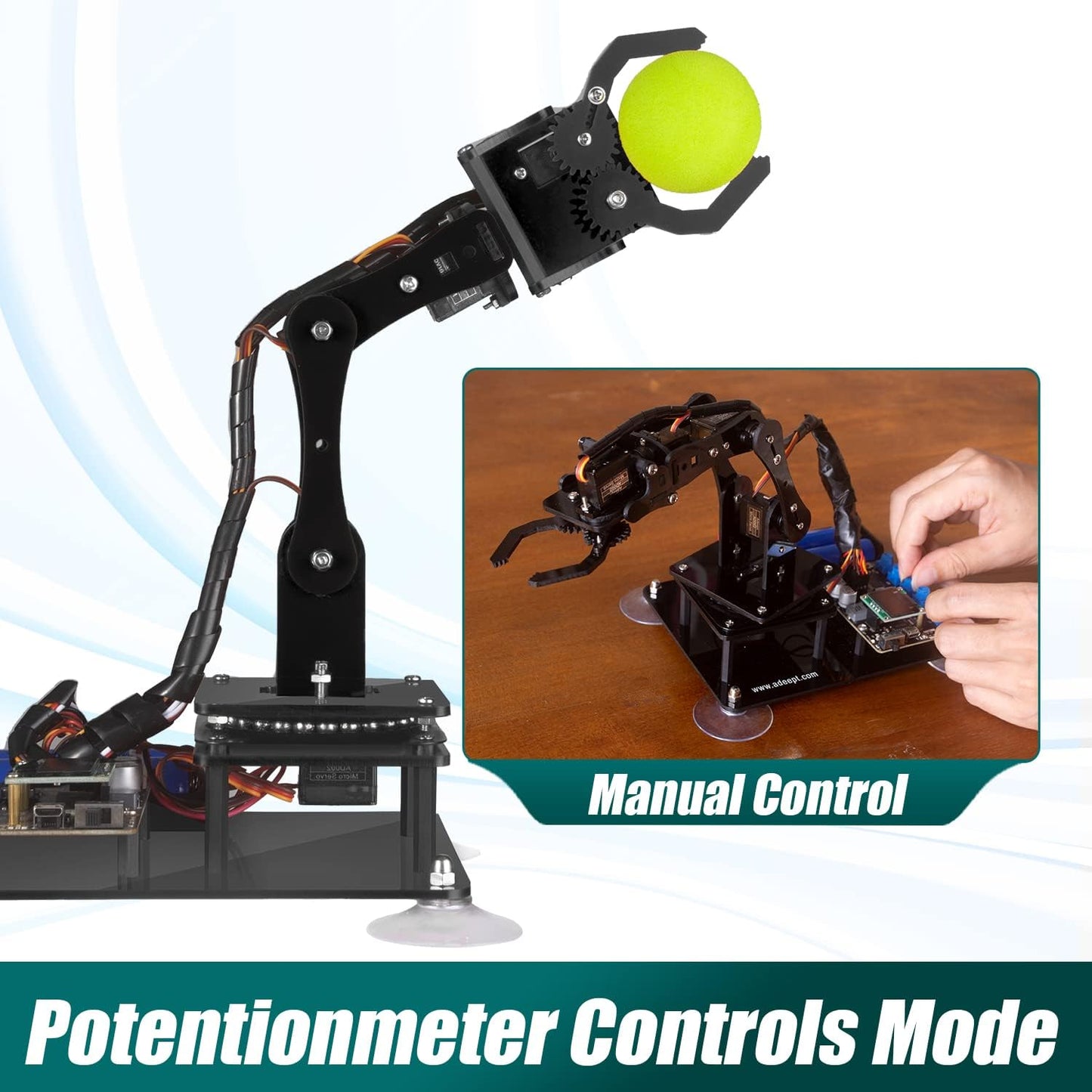 5-DOF Robot Arm, Orange