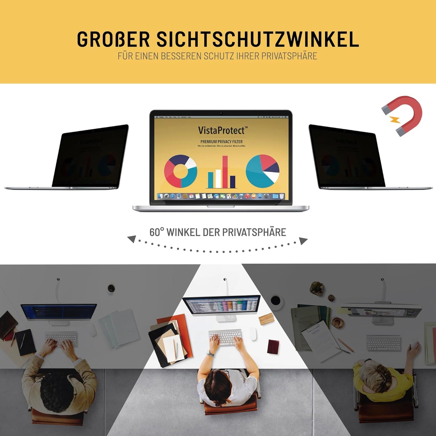 Displayschutzfolie für Apple MacBook Air 15 M2, 15.3" Zoll (MacBook Air 15 M2 2023+)