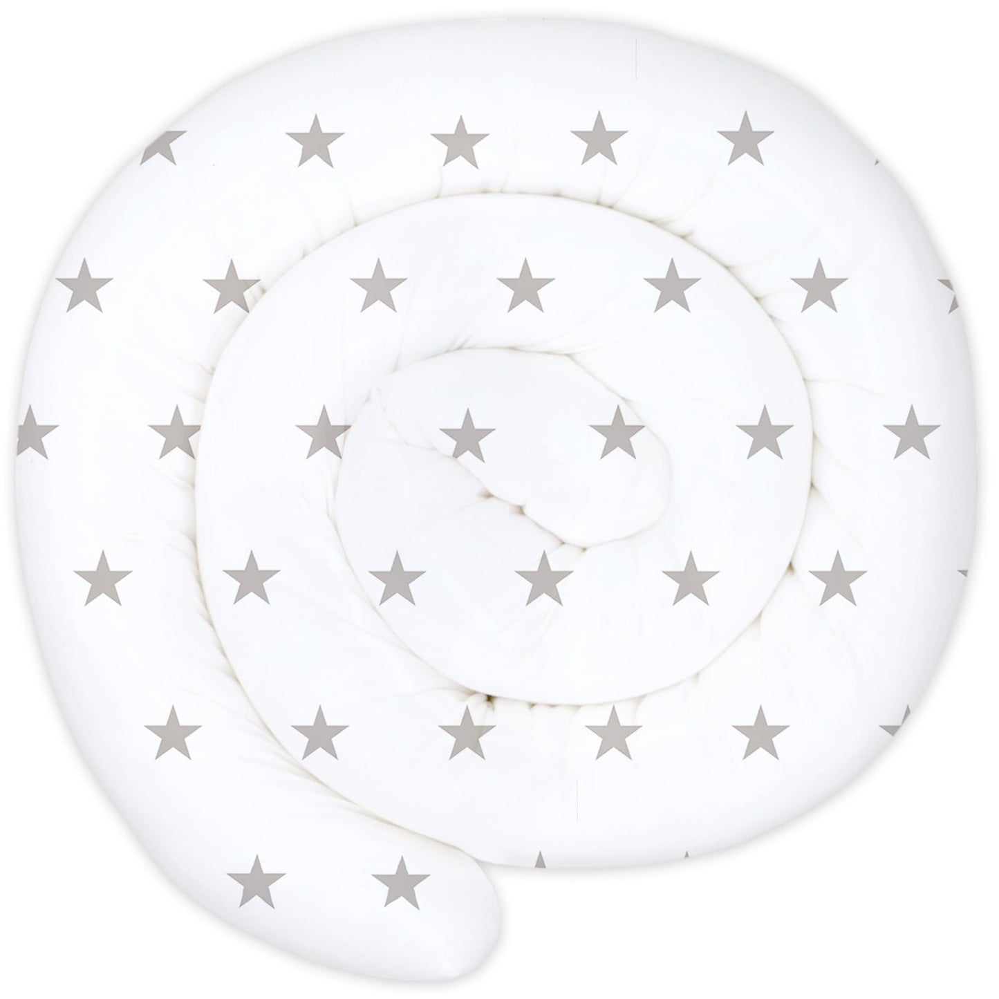 Baby XXL Bettschlange 150 cm, 150 cm Weiss
