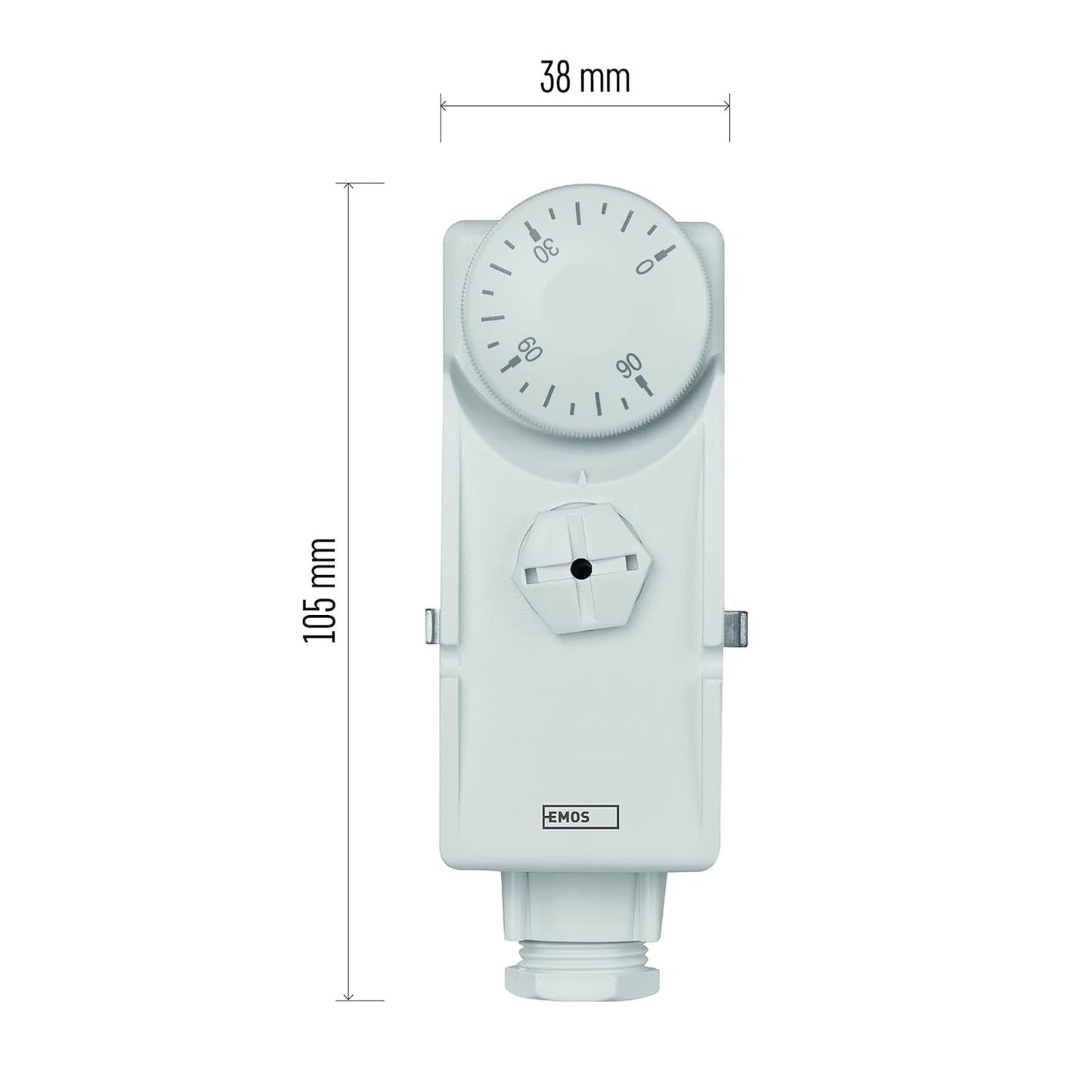 Anlege-Thermostat P5681, Analog Anlege