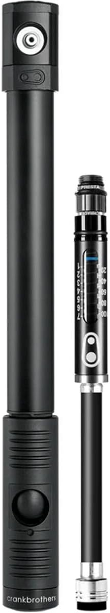 Klic HP Handpumpe und analoger Manometer inkl. Rahhalter, Hochdruck mit Manometer / midnight