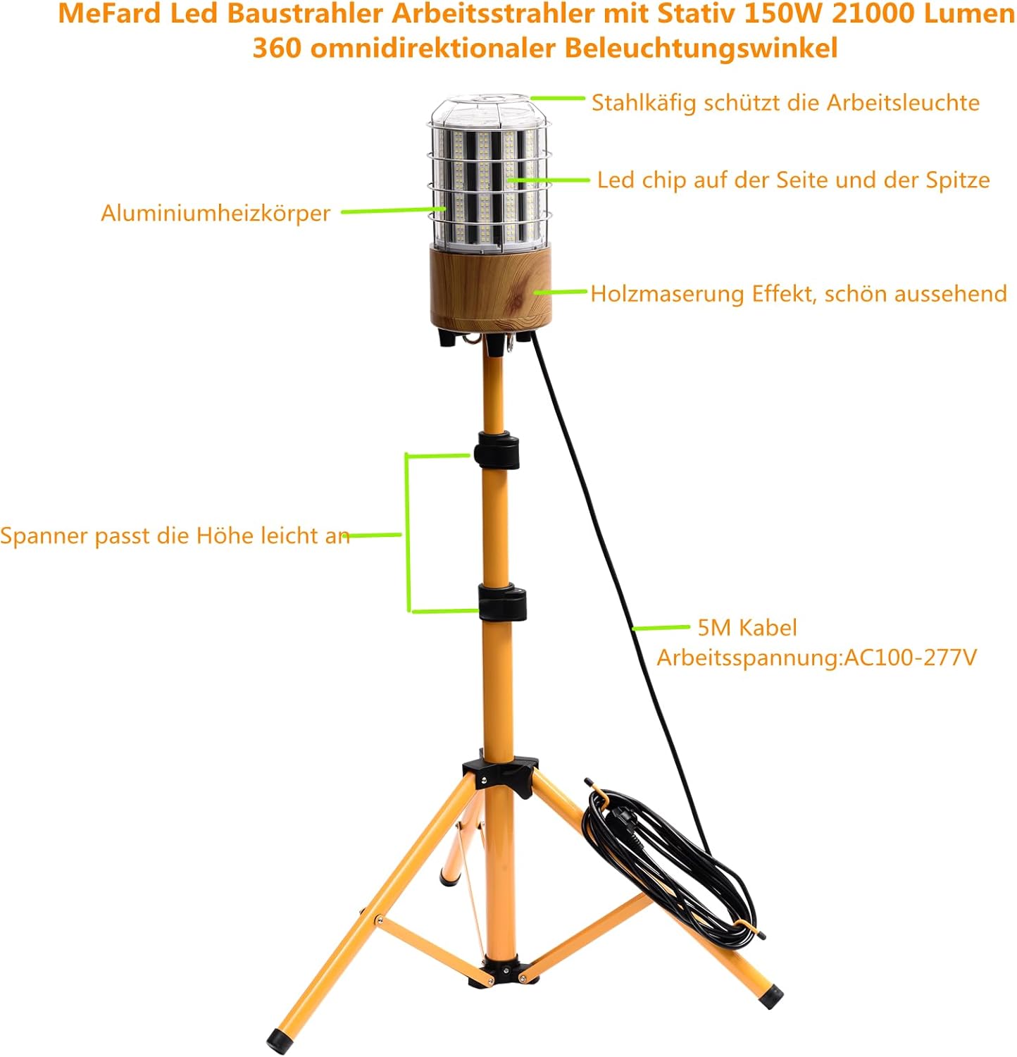 ‎ALT-W02A-150, 150w Transparent Cover With Tripod