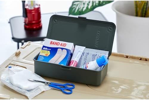 Werkzeugkoffer, Mattes Schwarz L Langer Strickverschluss Einzelstück