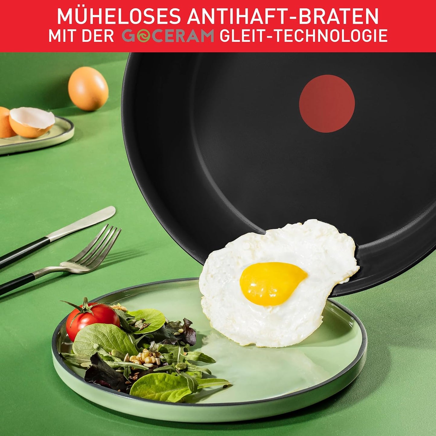 Keramik-Antihaft-Pfannen-Set (3-teilig), 3-tlg. Pfannen-Set
