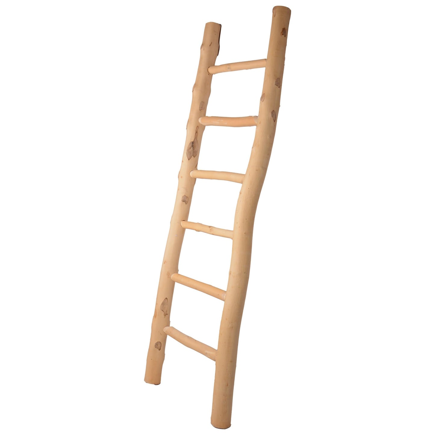 6-stufige Dekoleiter, Natur 150 cm
