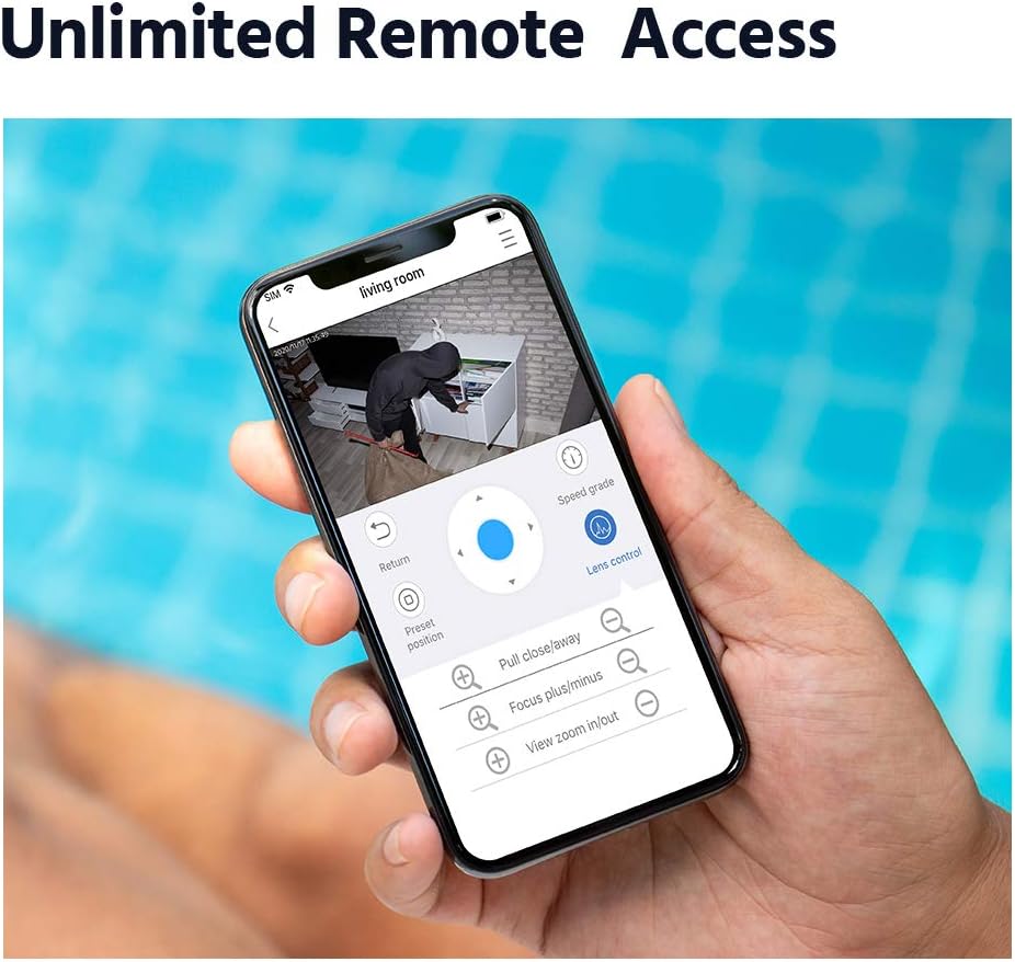 WLAN Kamera Set für Überwachungssystem (2 Stück), 2 Stück Kamera