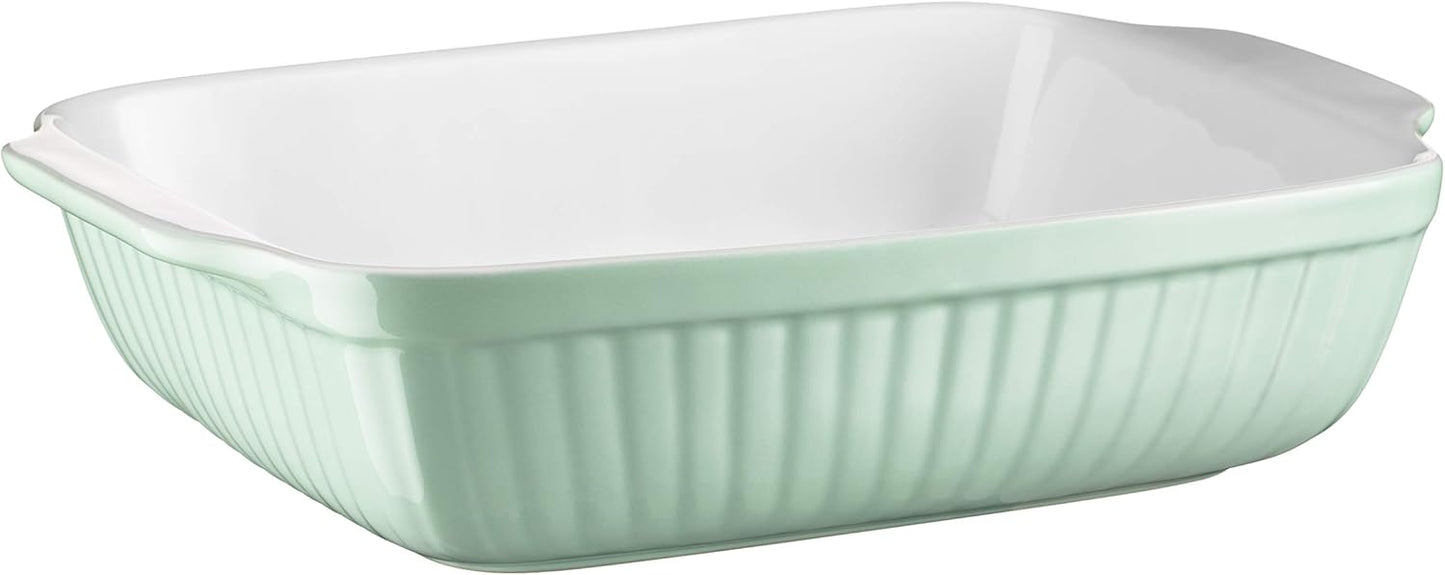 Keramik Auflaufform Kitchen Time, Auflaufform eckig 4 Portionen Grün