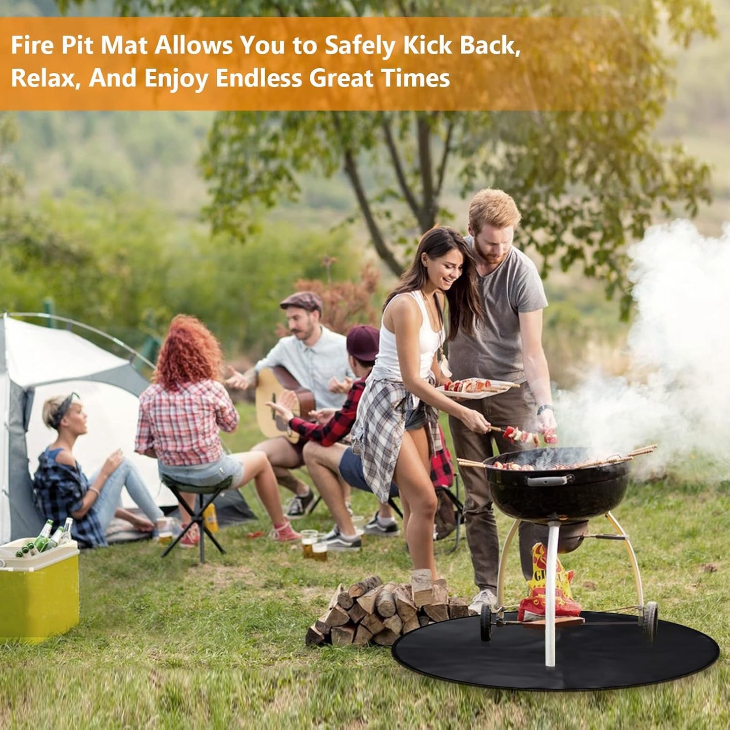 Feuerschutzmatte, 39inch(100cm)