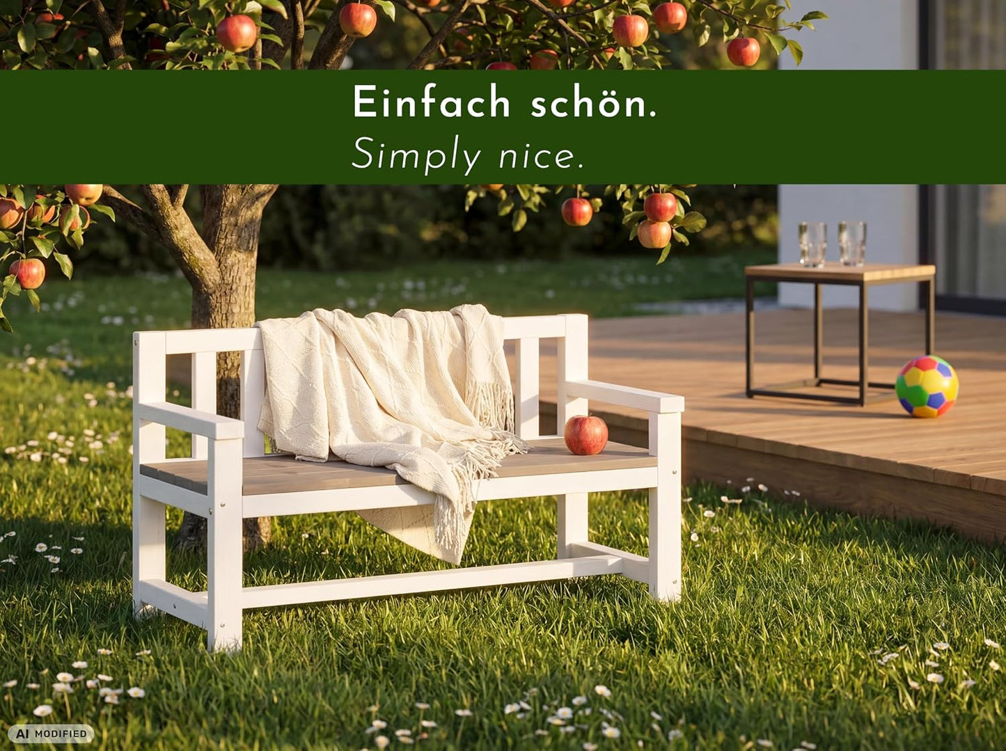 Design-Kinder-Gartenbank