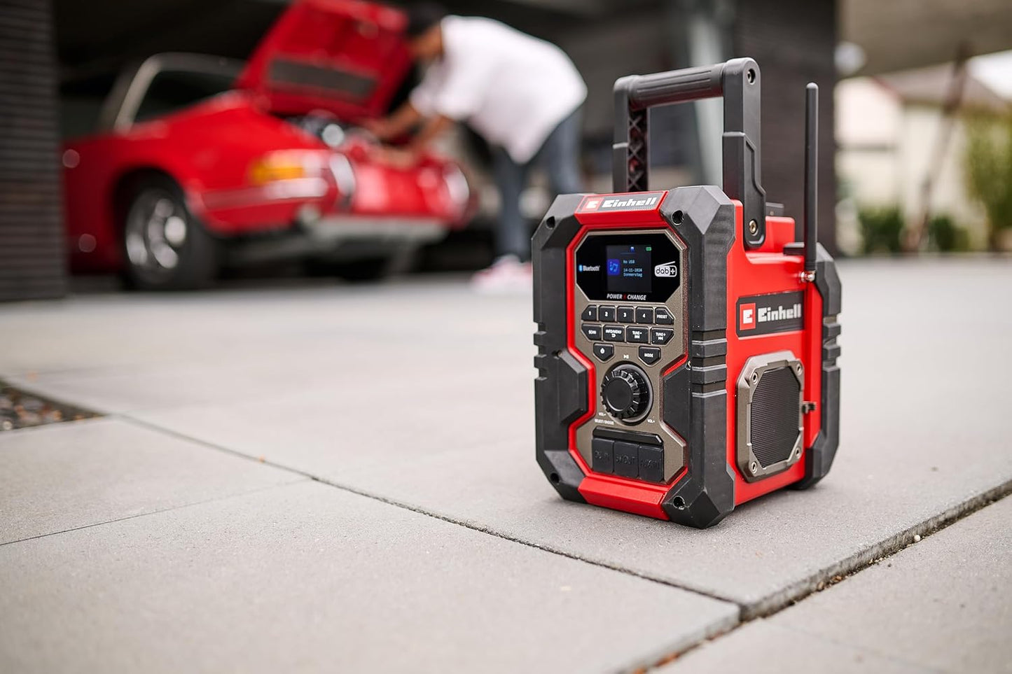 Akku-Baustellenradio TE-CR 18 Li DAB+/BT, Akku-Radio