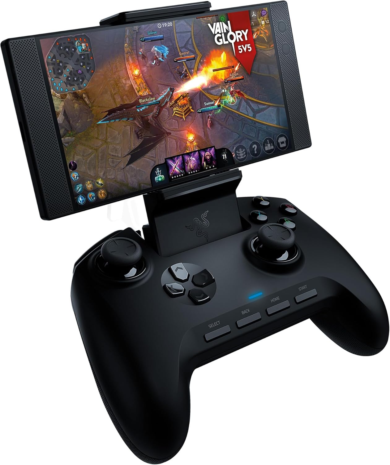 Raiju Mobiler Gaming-Controller für Android mit Smartphone Halterung, Raiju Mobile