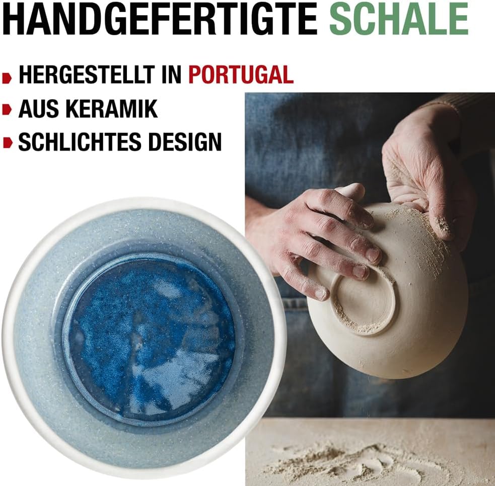 Matcha Teezeremonie-Set mit Bio Matcha-Tee, Blau