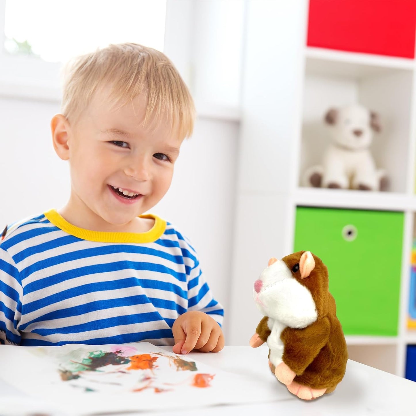 Sprechendes Hamster Stofftier für Kinder