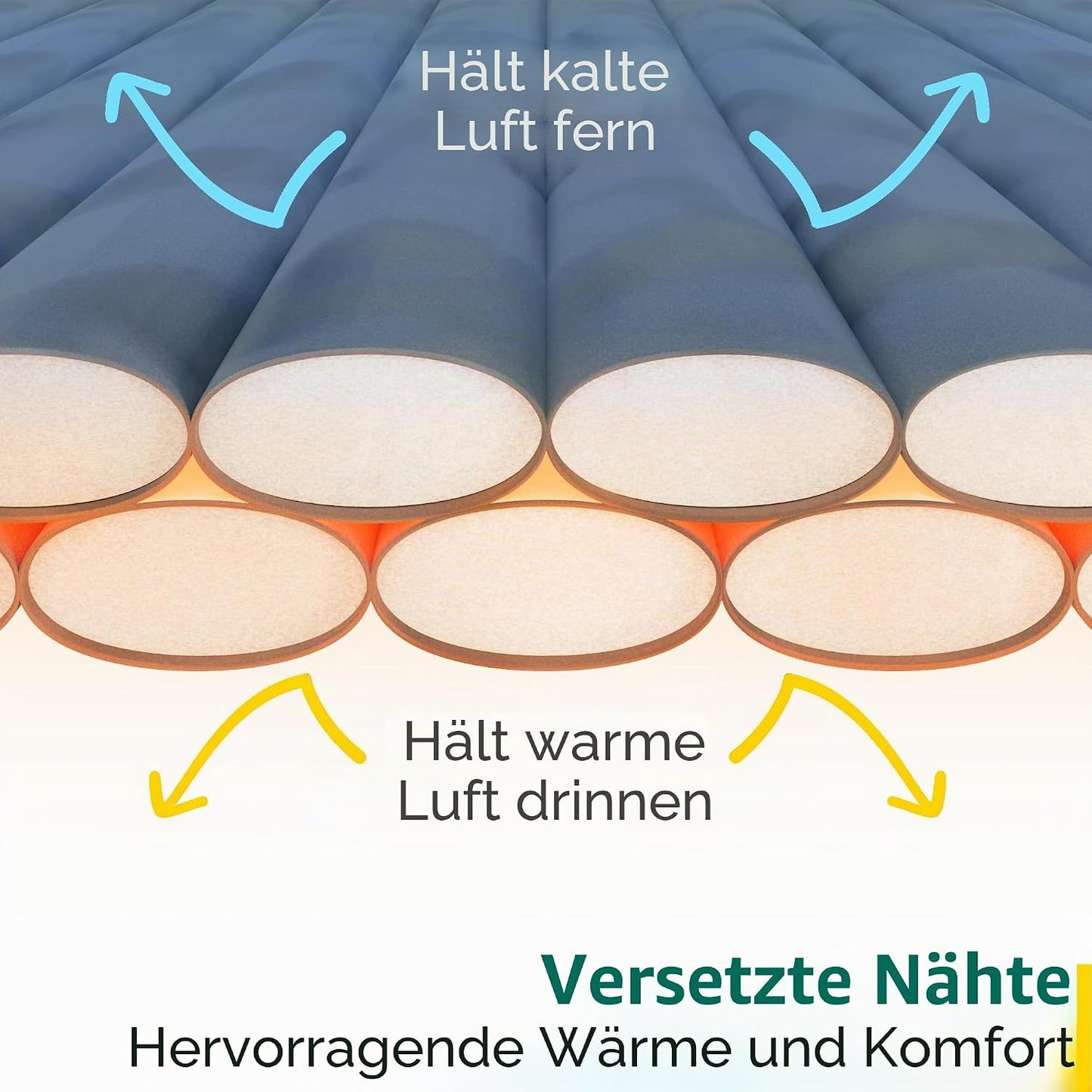 3-Jahreszeiten Schlafsack mit Kapuze, Violett