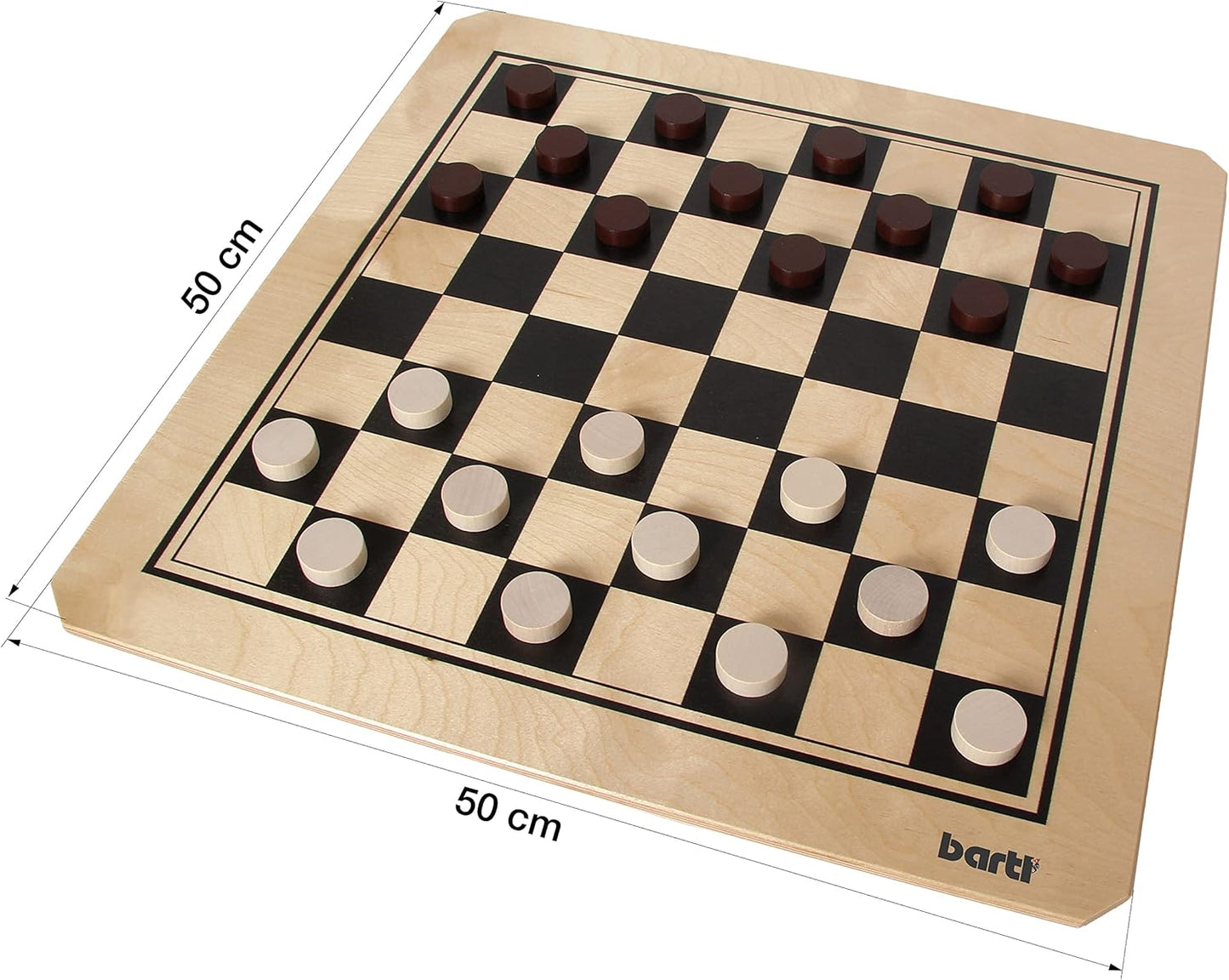 Brettspiel Mühle und Dame, Mühle und Dame