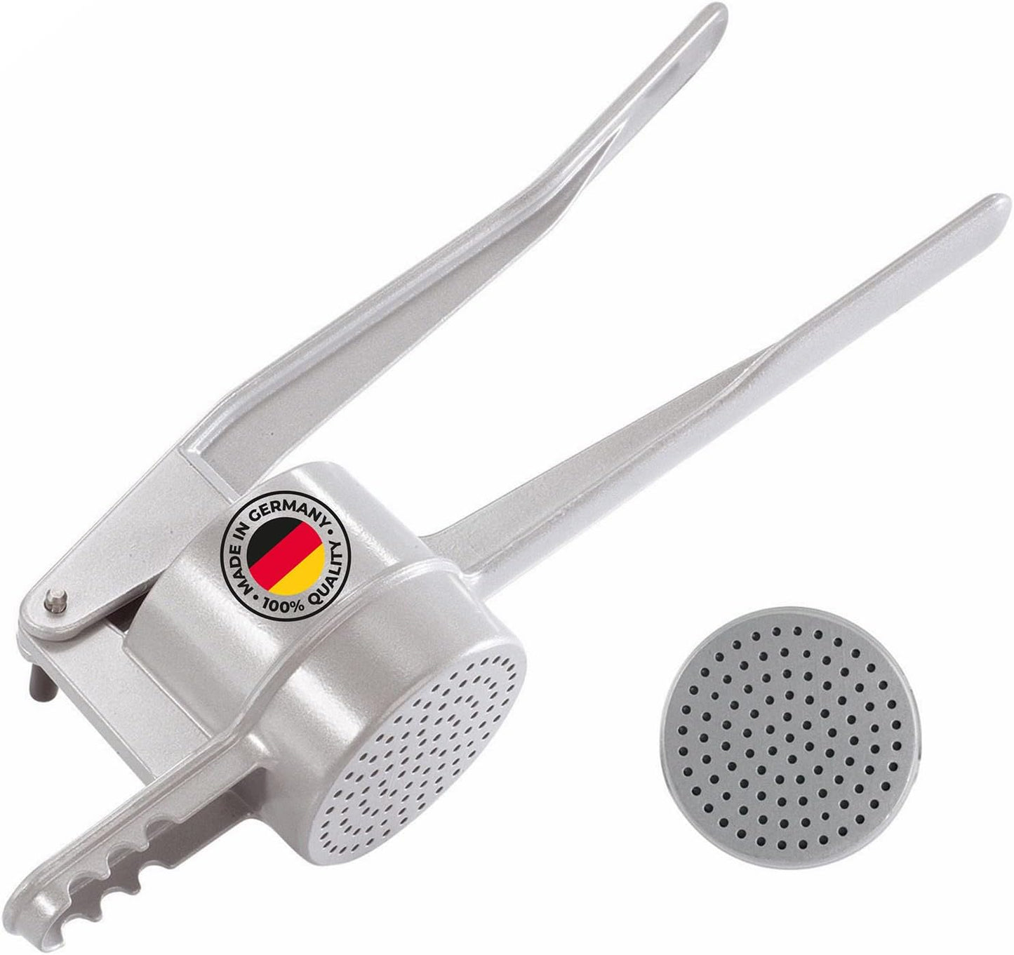 Spätzlepress & Spätzlechef, Silber/Rundloch