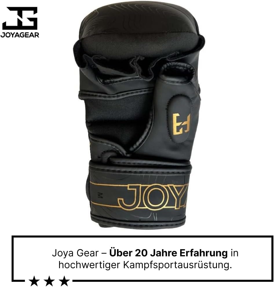 MMA Handschuhe Essential für Grappling & Training, Schwarz/Gold XL