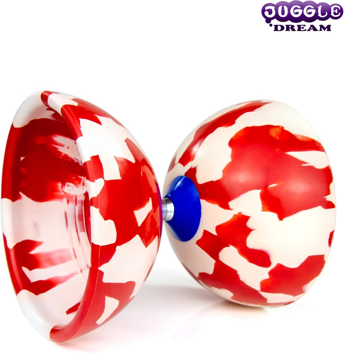 Diabolo-Jonglierset, Rot/Weiss