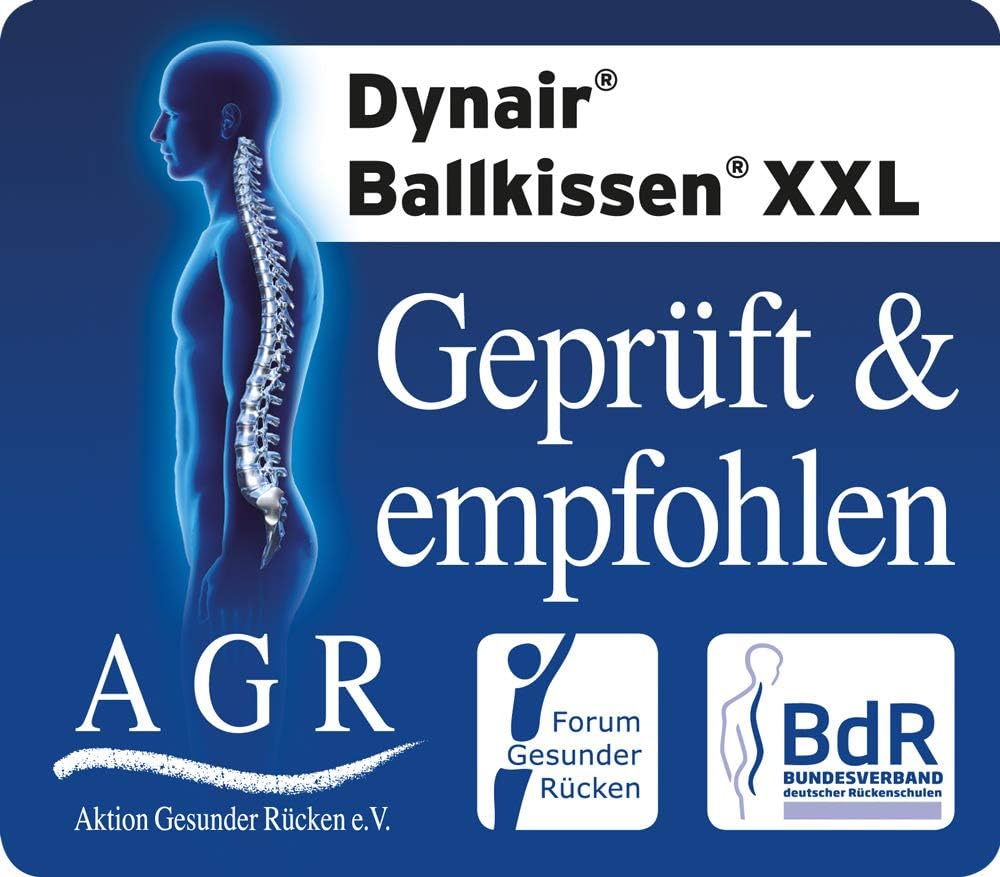 Dynair Ballkissen XXL, Schwarz