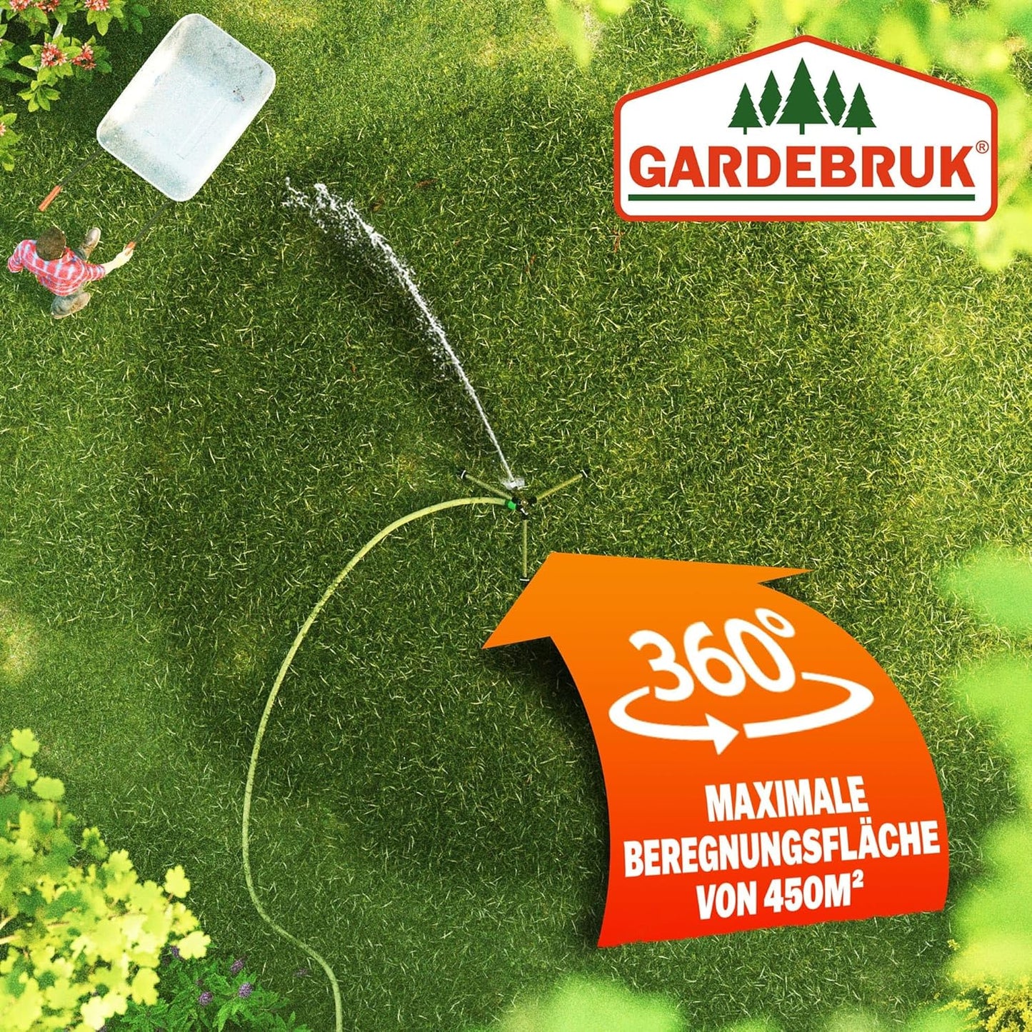 Sprinkler, Set mit Stativ