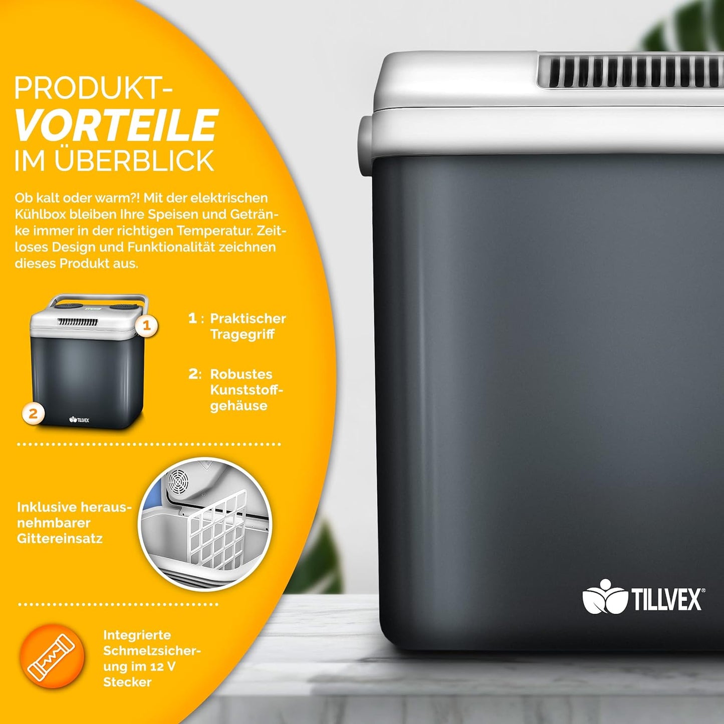 Elektrische Thermobox, Grau