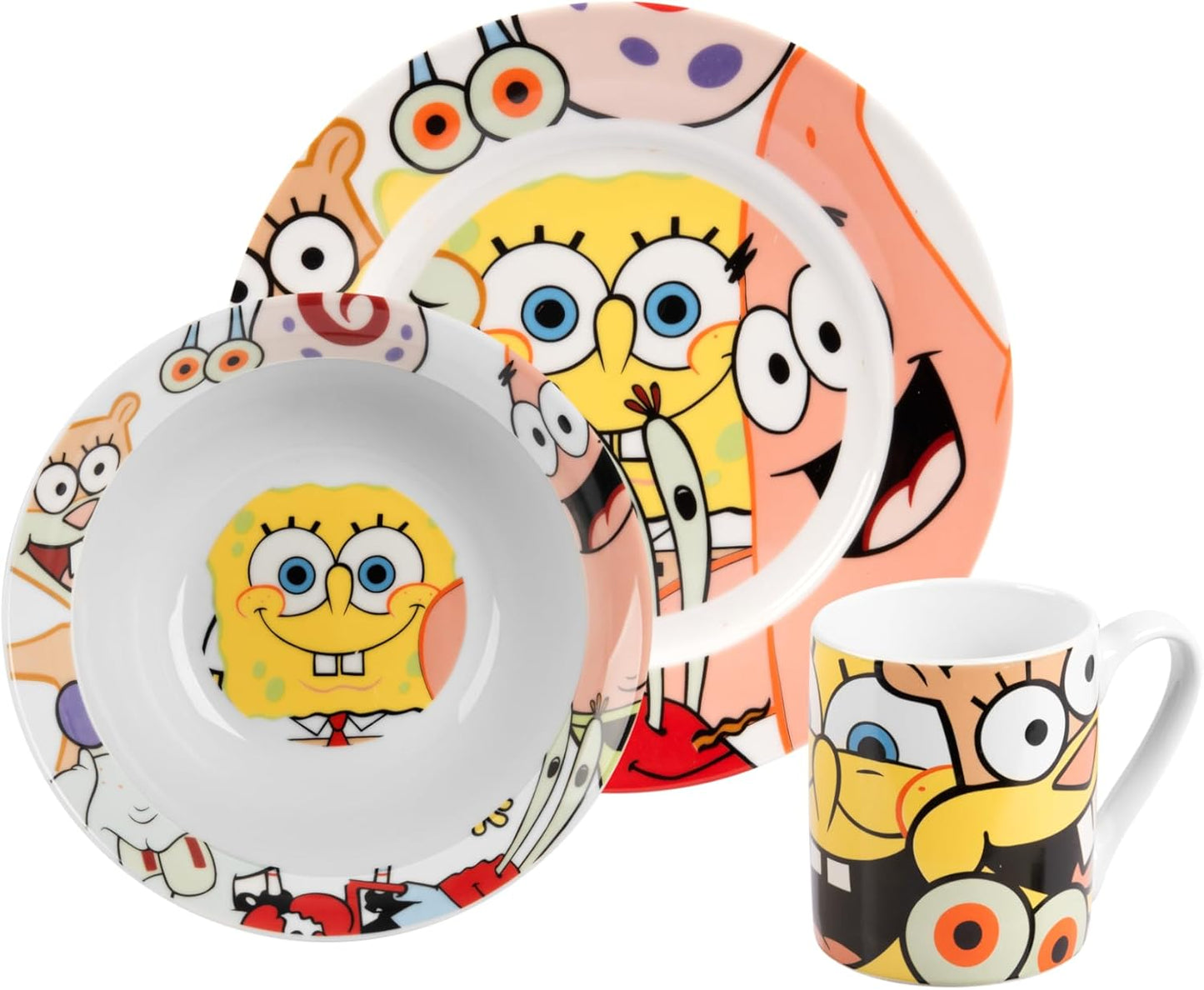 Spongebob Schwammkopf Frühstücksset