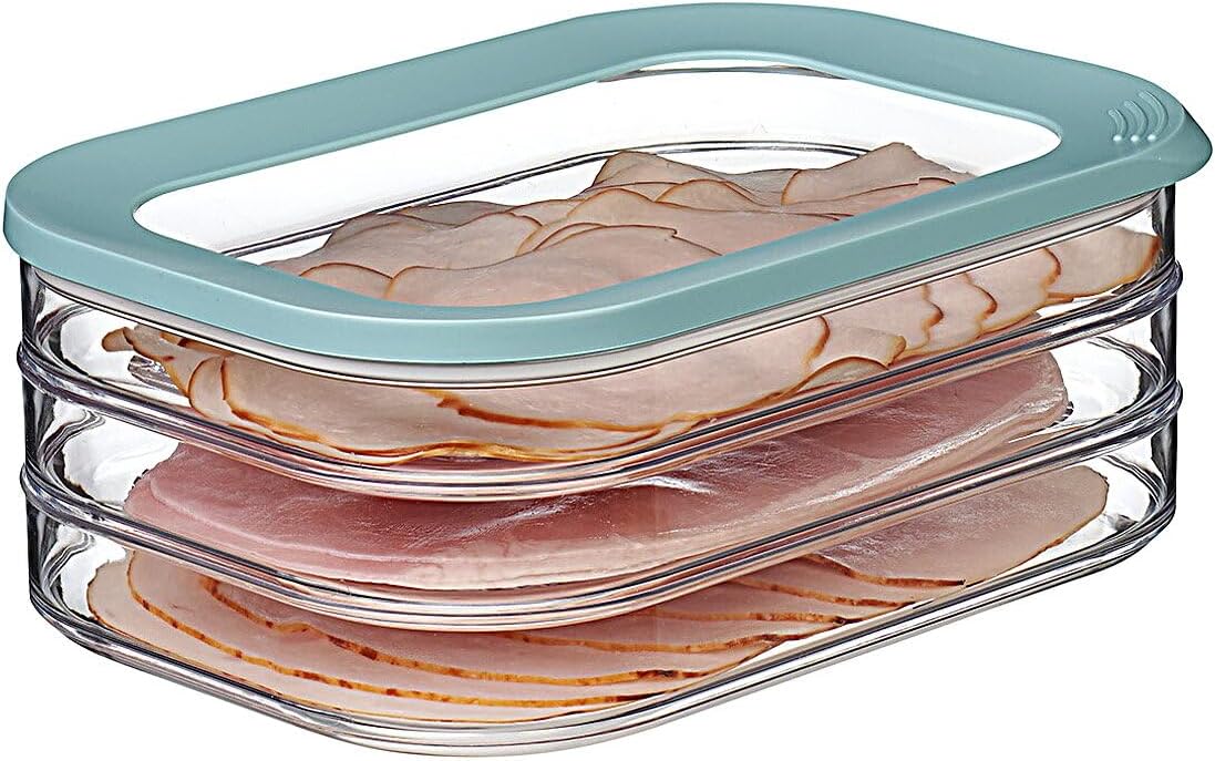 Vorratsbehälter für Wurstwaren, Nordic Green Aufschnittdose 3-lagig