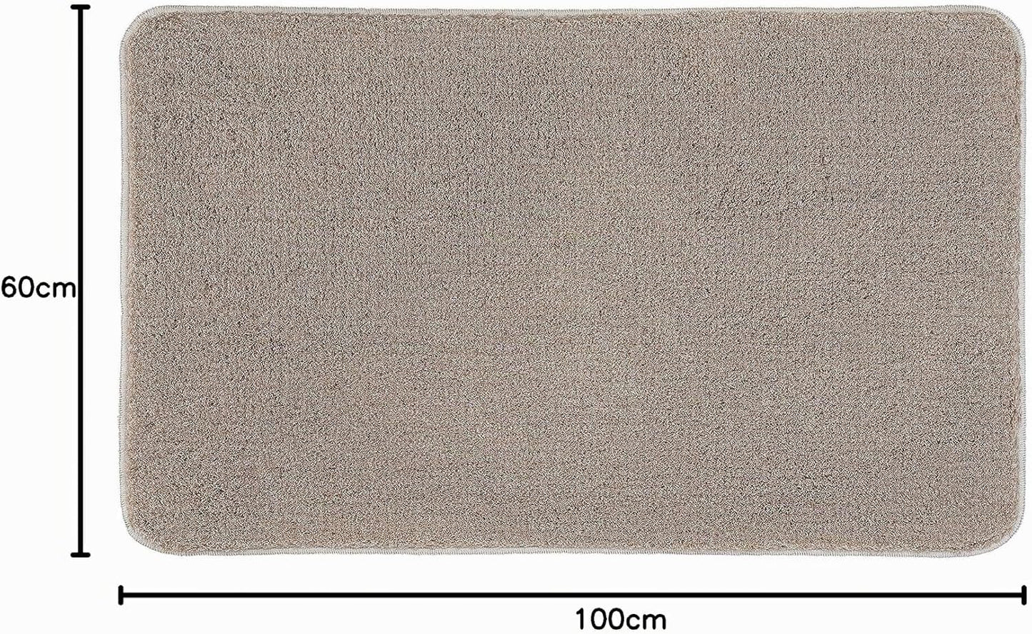Badteppich Relax, 60x100 cm, Taupe 60 x 100 cm (Rechteckig)