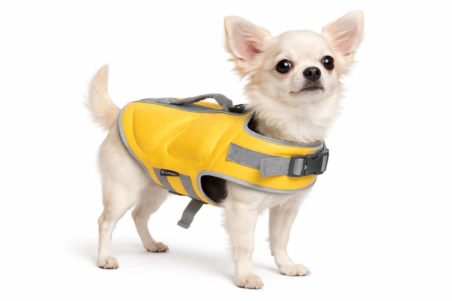 Schwimmweste für Hunde Swimmy, Gelb A:22 cm B:30-34 cm C:43-49 cm