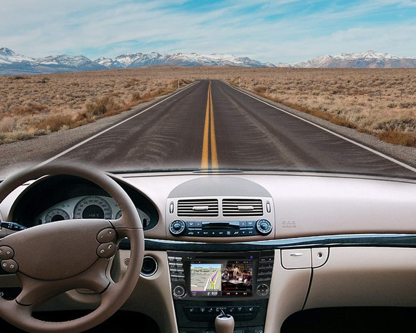 Android 14 Autoradio für Mercedes-Benz W211/CLS W219