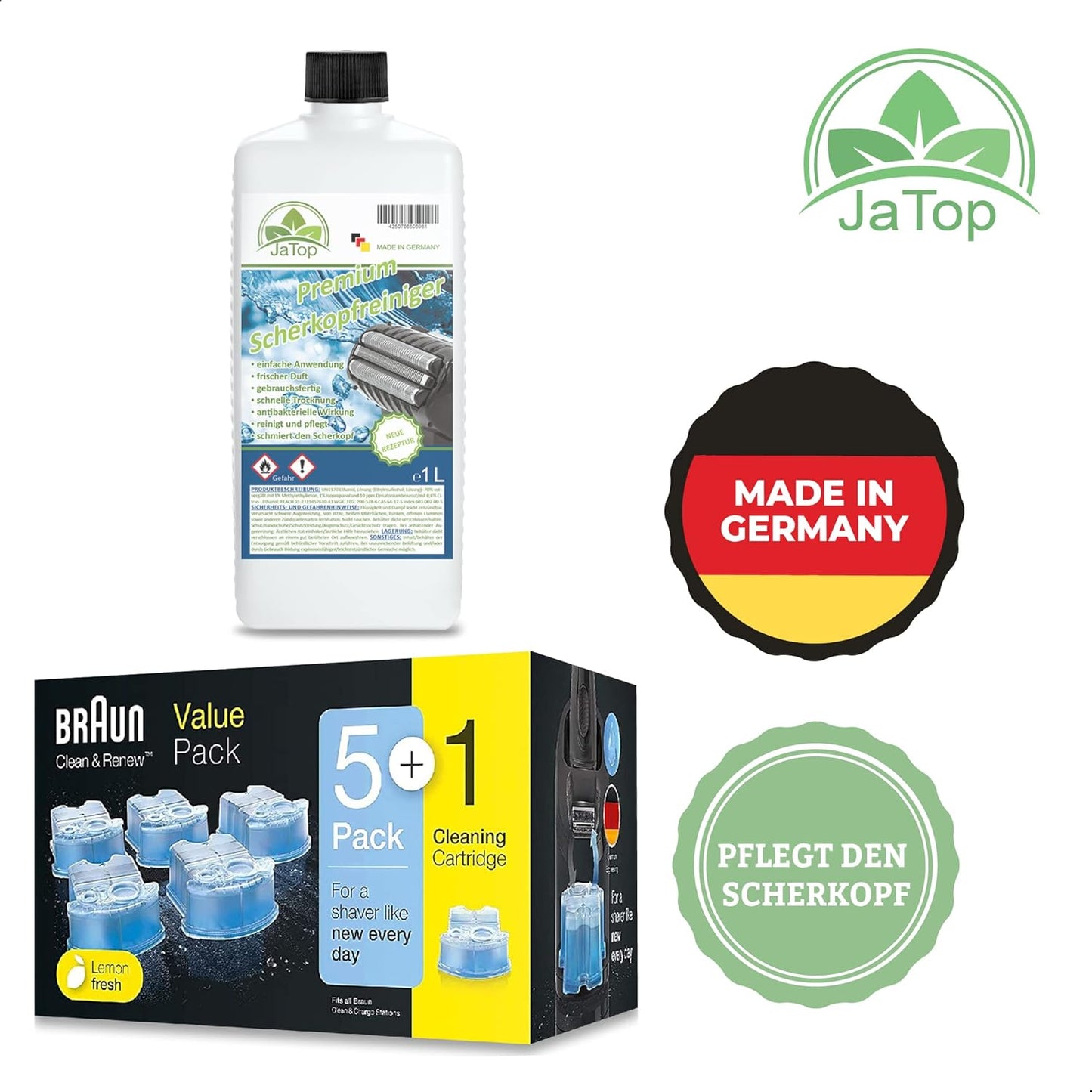 Nachfüllkartuschen Plus JaTop Flüssigkeit, 1.68 l (1er Pack)