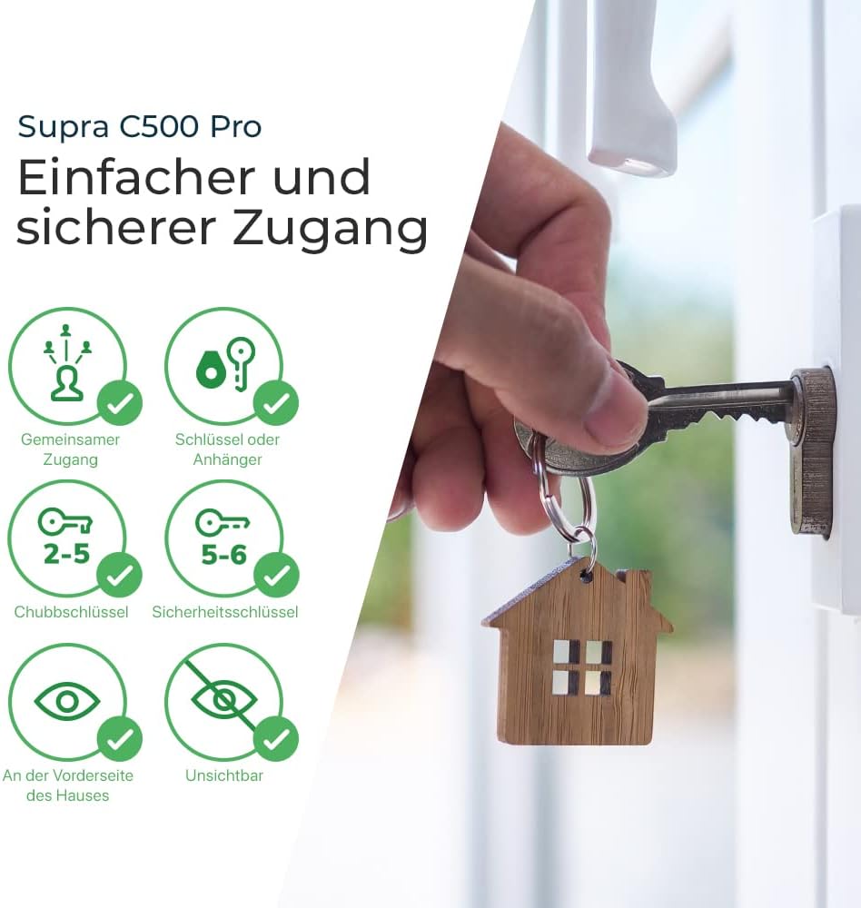Tastenschlüsselsafe SUPRA C500 Pro