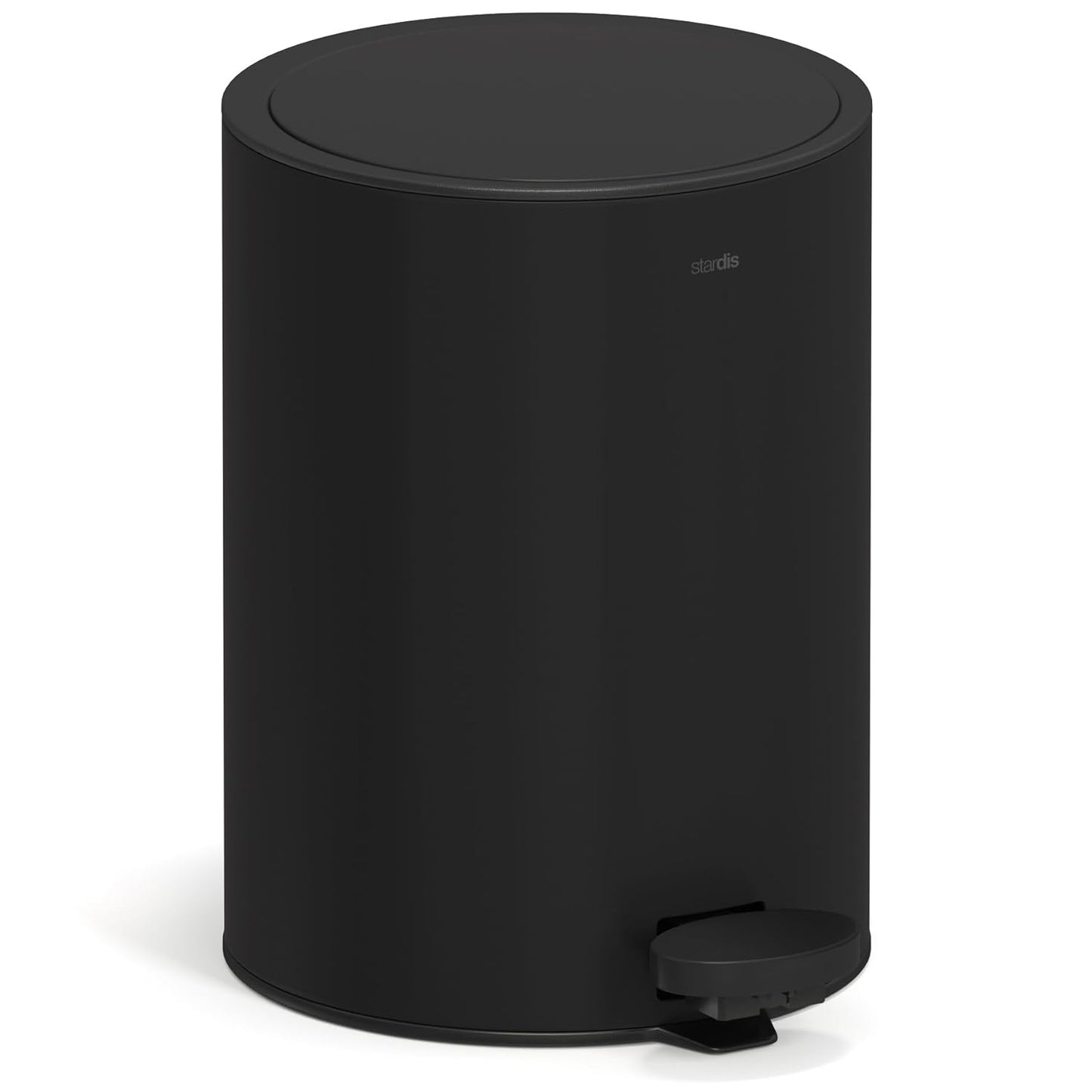 Treteimer mit Soft-Close-Absenkautomatik und Inneneimer, midnight black