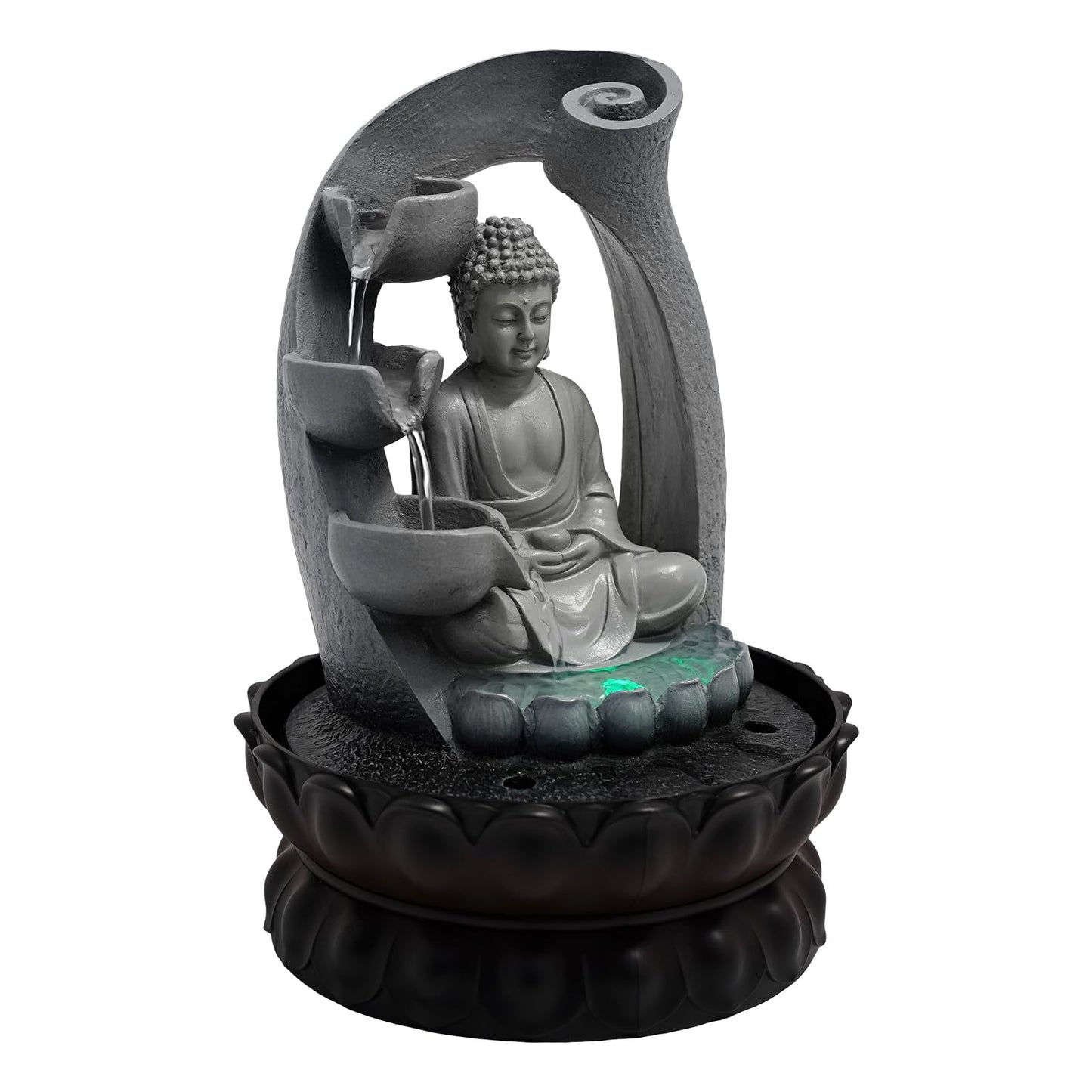 Elektrischer Zen Tischbrunnen mit LED-Licht