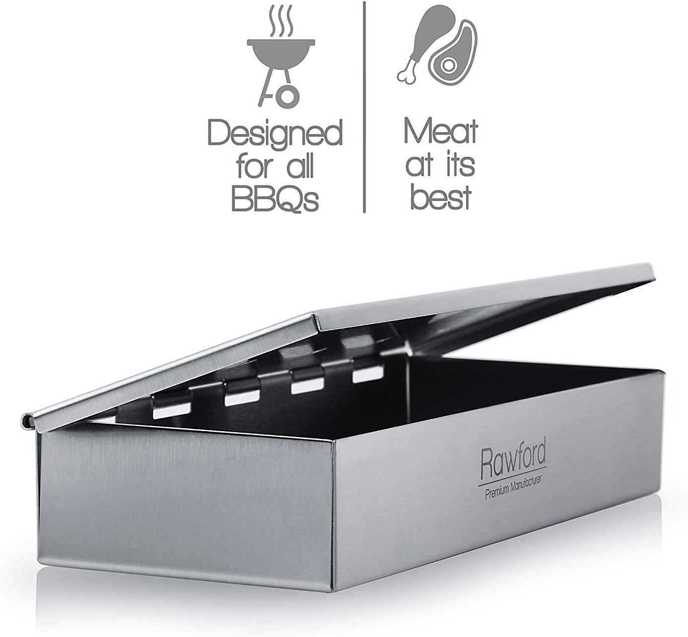 Räucherbox für Gas- & Holzkohlegrill