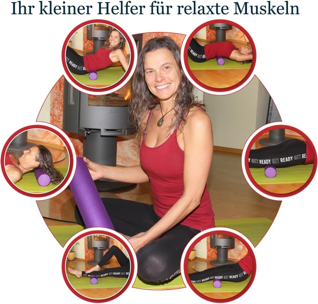 Faszienrolle für Rückenmassage