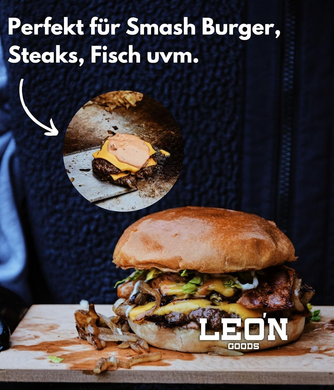 Smash Burger Set, Grillspachtel Set (2-TLG.)